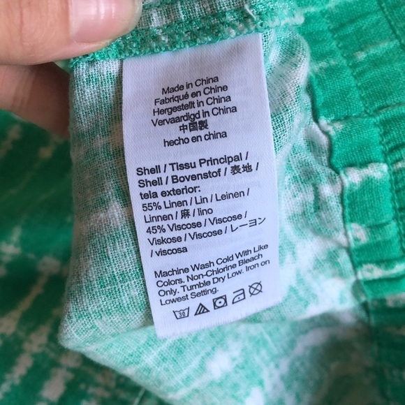 NWT J Crew Boho Beachy Linen Shorts - Picture 5 of 6